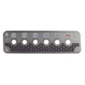 Cruisers Boat Blank Switch Panel V2812500 - 6-Button Aluminum