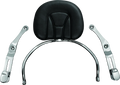 Kuryakyn Revolution Driver Backrest for Motorcycles 2010-2024 Adjustable Comfort