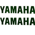 Yamaha Boat Decals - Dark Green 14 X 3 Inch (pair)