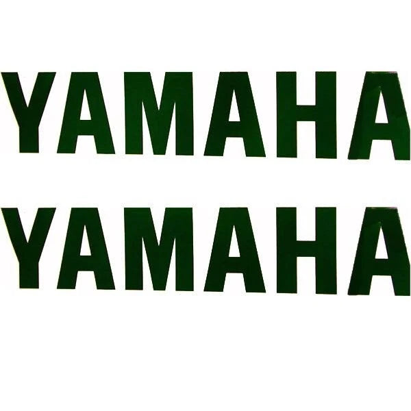 Yamaha Boat Decals - Dark Green 14 X 3 Inch (pair)