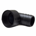 Boat Pipe to Hose Fitting - 1 3/8 Barb to 1 7/8 Threaded 90 Degree