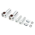 Silver Rear Footrest Pegs Support Mount Bracket for Harley 2000-2018