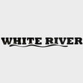 Ranger Boat White River Decal 304945 - Black Sticker 35 X 4 1/4 Inch