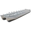 Pontoon Boat Float Log Tubes - 21 FT X 25 Inch with O Strakes (set of 2)