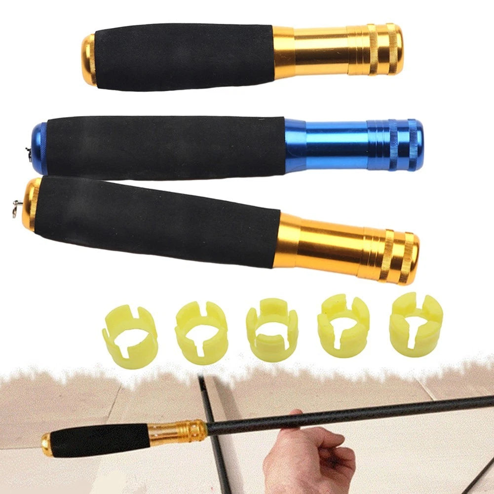 Aluminum Alloy Fishing Rod Grip Comfortable EVA Grip Replaceable Design