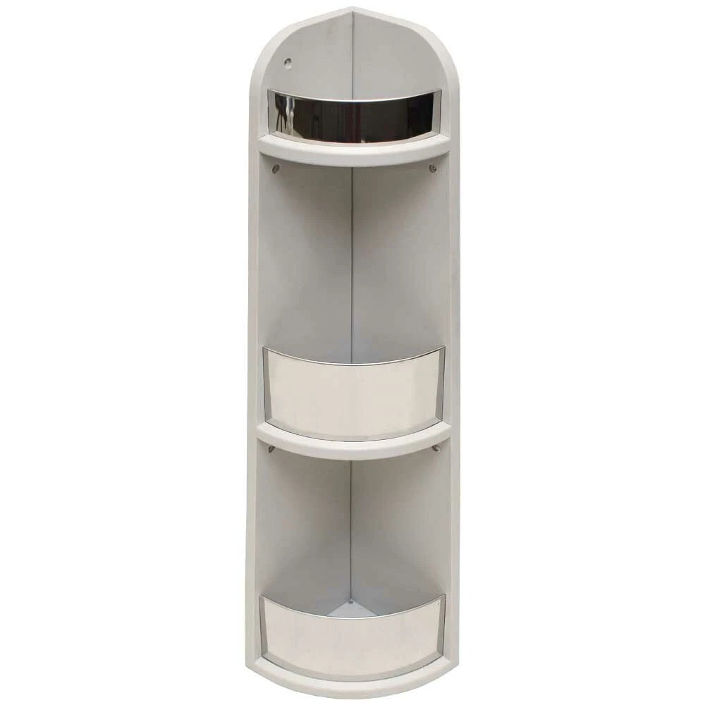Regency Pontoon Boat Corner Shelf 308821 - Gray Starboard 2018