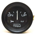 Medallion Boat Trim Gauge S1K-104-30 - 2 Inch Black Cobra