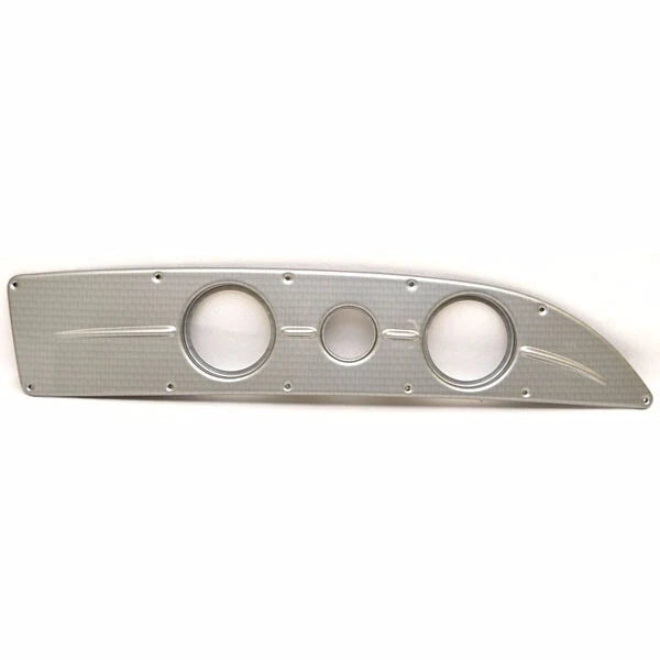 GCS Boat Blank Gauge Panel 0055968 - Four Winns 378 Vista Grey Plastic