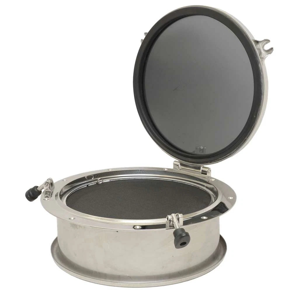 Man Ship Boat Portlight Window Hatch LSR-1200H - with Screen 12 in Smoke