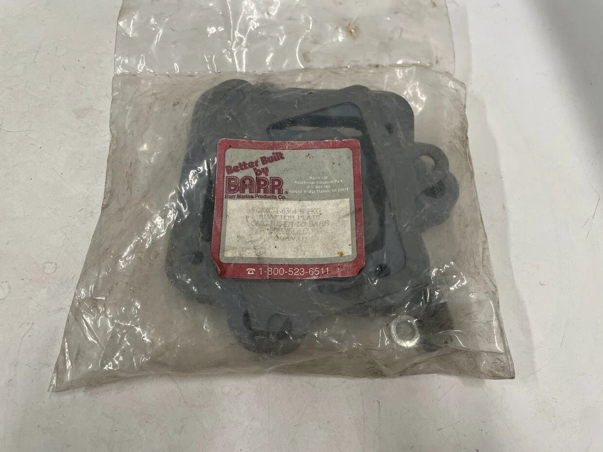 Barr Marine OMC-1-6364-B or MC-1-6364-B Riser to Barr Manifold Adapter Plate