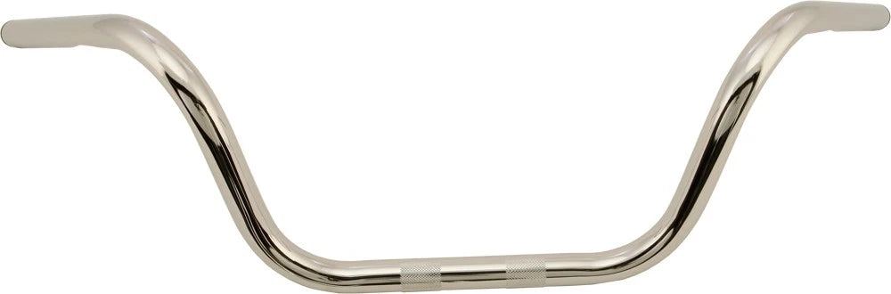 HARDDRIVE 1 Inch Chrome Ape Hanger Handlebars with 8.5 Inch Pull Back for Harley