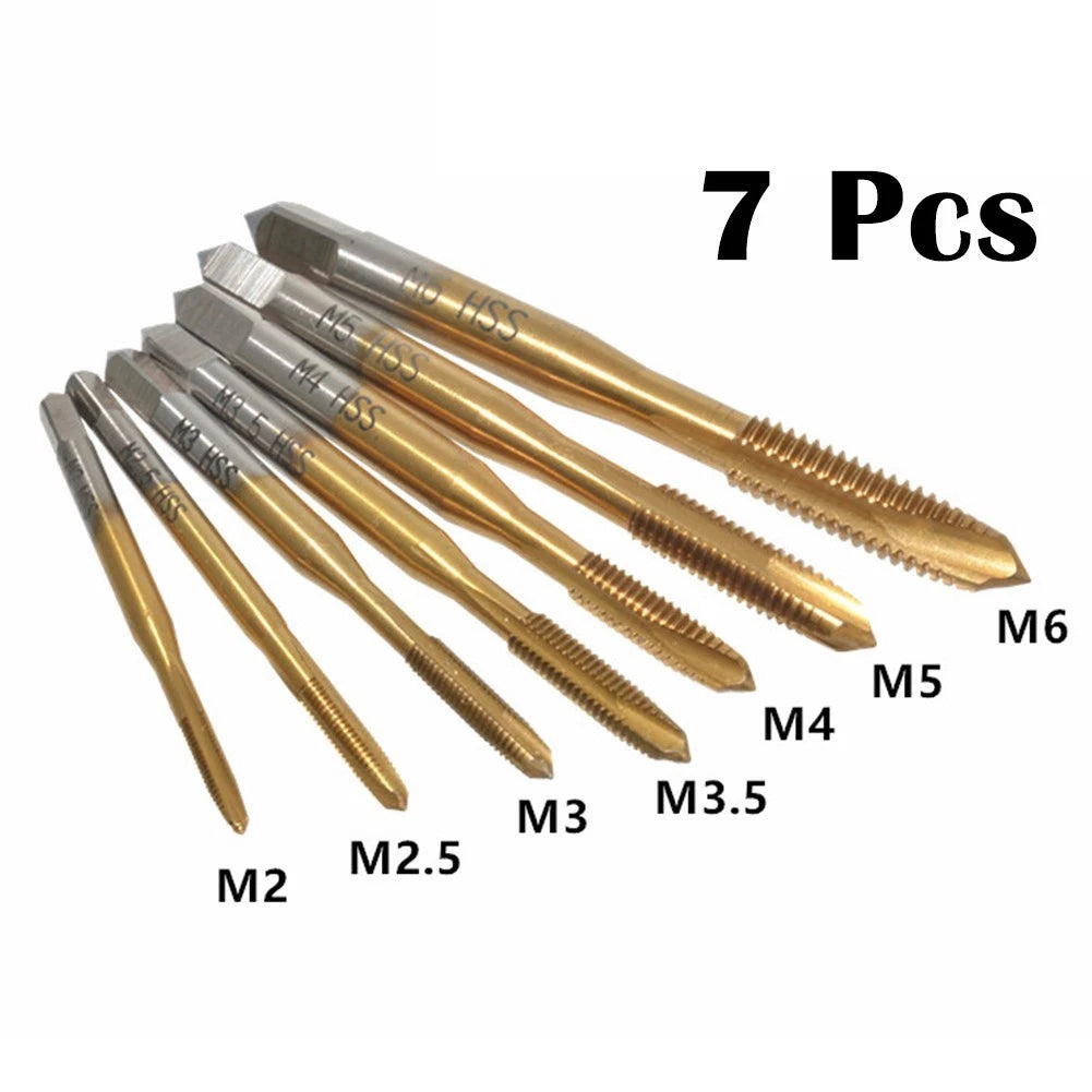 Assemble Furniture Thread Taps HSS M2-M6 Machine Screw Metric Plug Drill