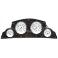 Lund Boat Gauge Dash Panel 2243866 - Gray Woodgrain with Mercury Gauges