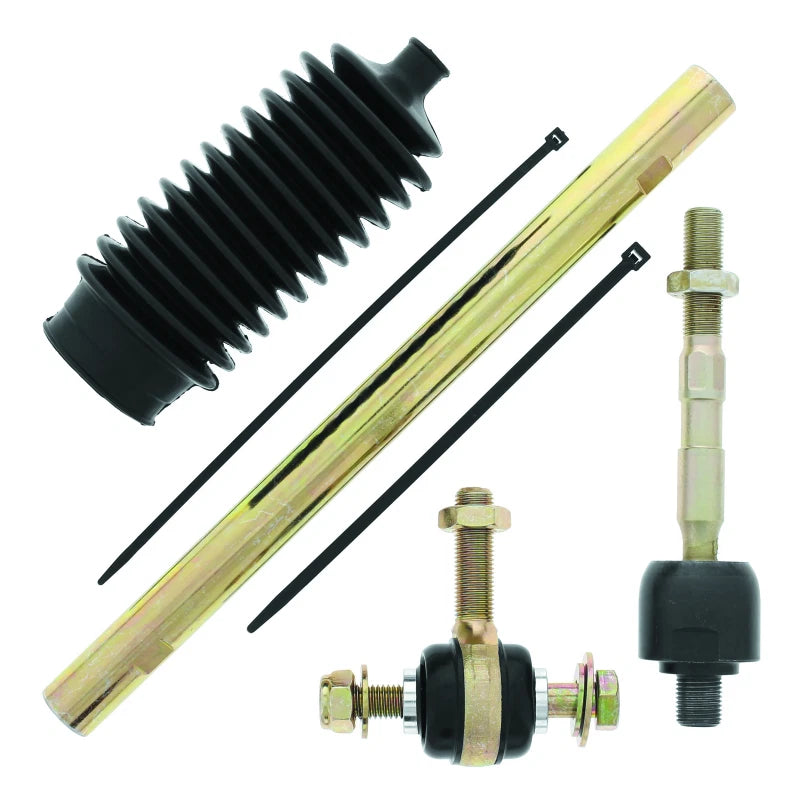 QuadBoss 13-18 Can-Am Maverick 1000R Steering Rack Tie Rod Assembly Kit - Left