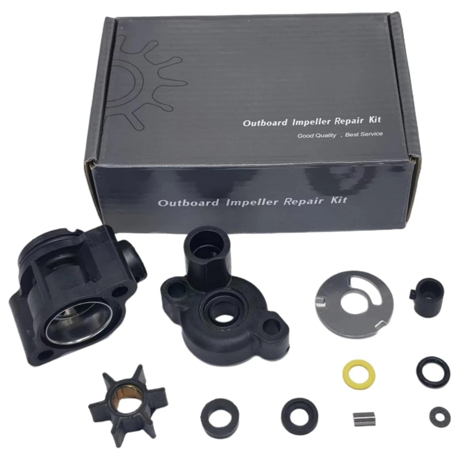 Mercury Water Pump 0.456" Impeller Kit 4 4.5 6 7.5 9.8HP Outboard 46-70941A3