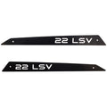 Malibu Boat Windshield Panels 5716429-MDK - 22 LSV (set of 2)