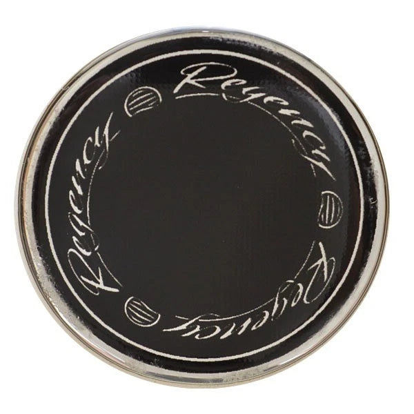 Tracker Boat Center Cap Decal 169639 - Regency Black Silver 1 3/8 Inch