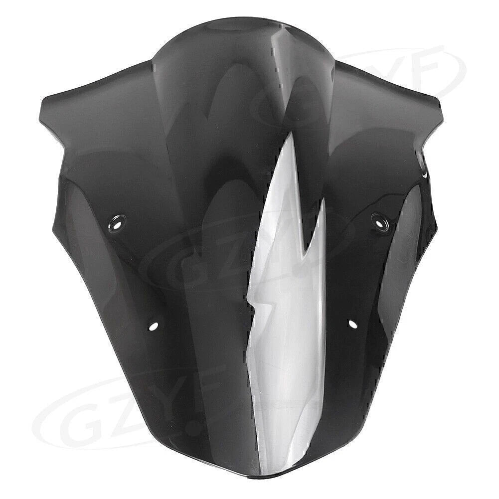 ABS Front Motorcycle Windscreen Double Bubble Screen for Kawasaki ER6F 2012-2016