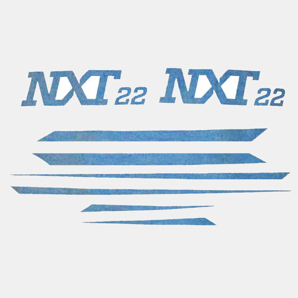 MasterCraft Boat Brand Decals 7501605 - NXT22 Jetstream Blue (8 PC)