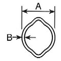 W38385 1000mm Outer Profile Tube Fits John Deere Rotary Cutter