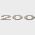 Cobalt Boat Raised Emblem Decal 452756 - 200 Silver Mirror Sticker