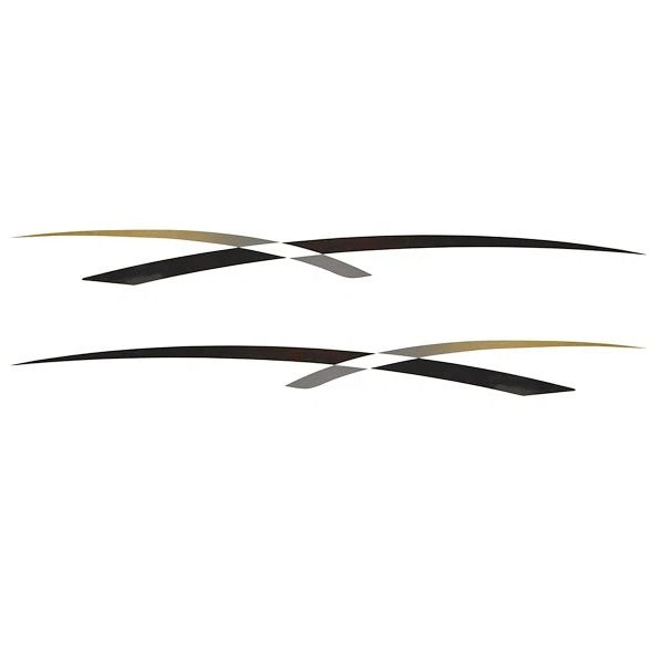 Rinker Boat Graphic Decal VS811801-05-BL K - Captiva Stickers (set of 2)