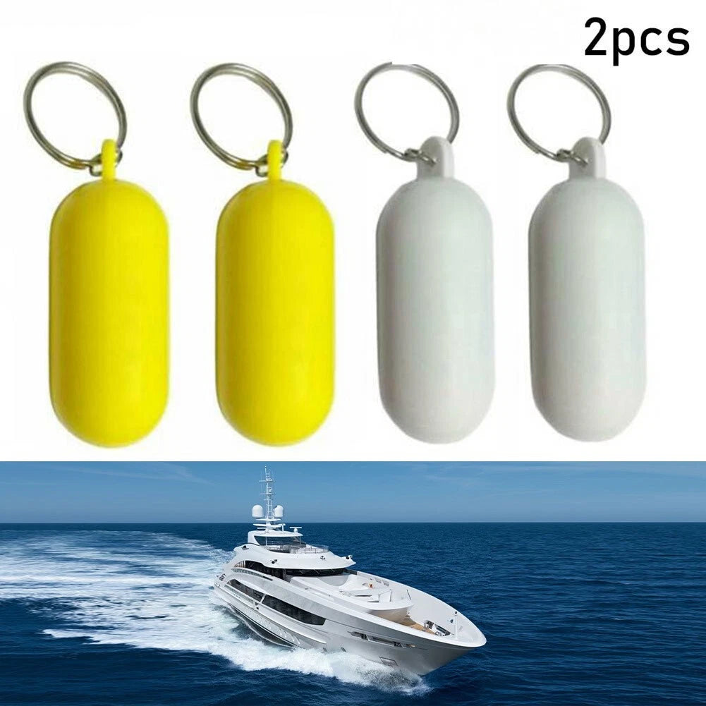 2*Floating Keyring for Fender Buoyant Key Ring Marine Sailing Boat Float