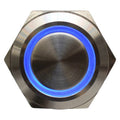 BEP Boat Push Button Switch - Chris Craft On/Off Blue LED 12V