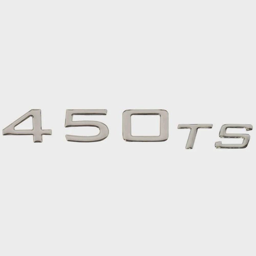 Tahoe Boat Raised Emblem Decal 182477 - 450 TS Mirror Silver Sticker
