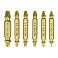 Broken Screw Extractor 6 Pcs with High Hardness for Stubborn Fasteners