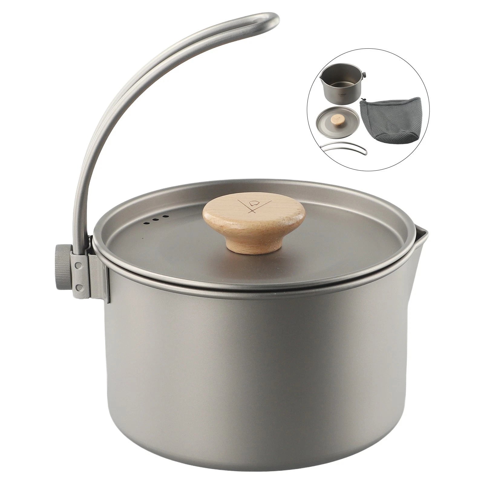 Hanging Pot Storage Sack Camping Pot Dismantling Picnic Cookware