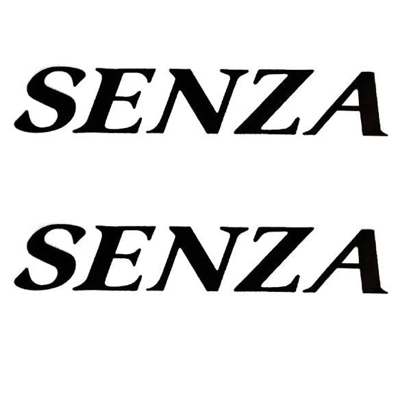 Larson Boat Decals 05728501 - Senza Black 5 1/2 X 1 Inch (pair)