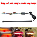 Flexible Motorcycle Motorbike LED Strip Rear Tail Indicator Brake Turn Light