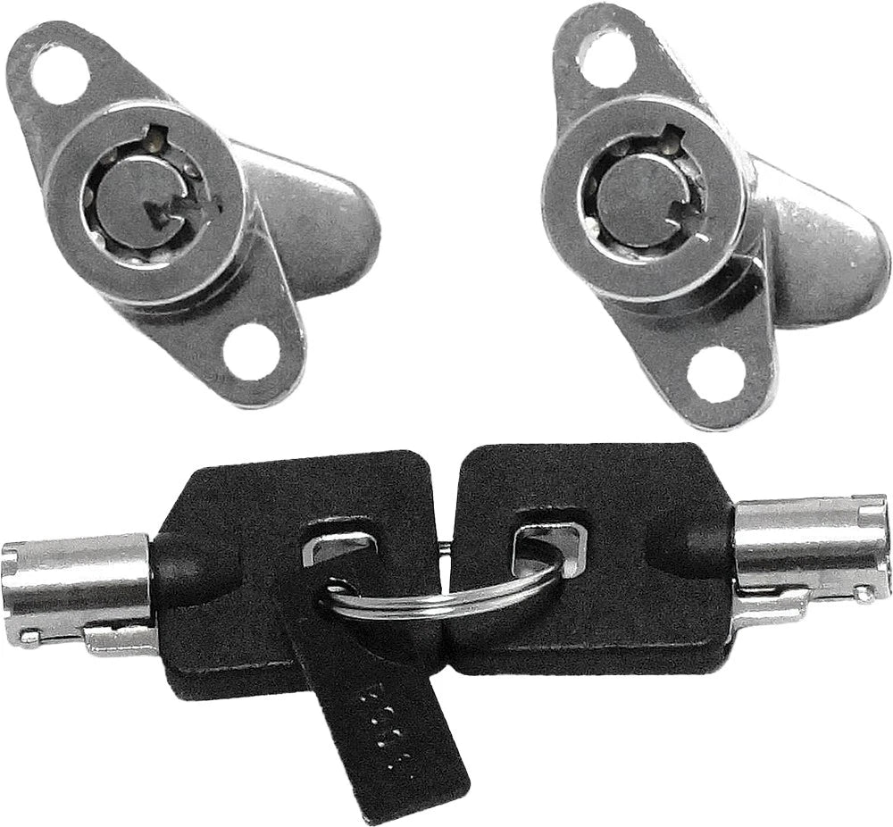 HARDDRIVE Saddlebag Lock Kit with Key for Harley Davidson FLHR Road King 1994-2003