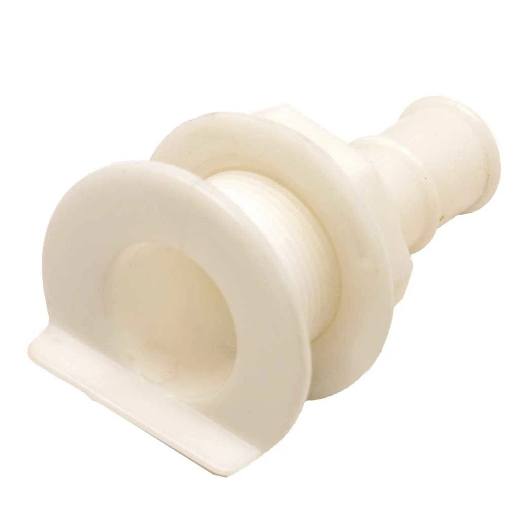 Fountain Boat Thru Hull 10022863 - 1 1/8 Inch White Plastic