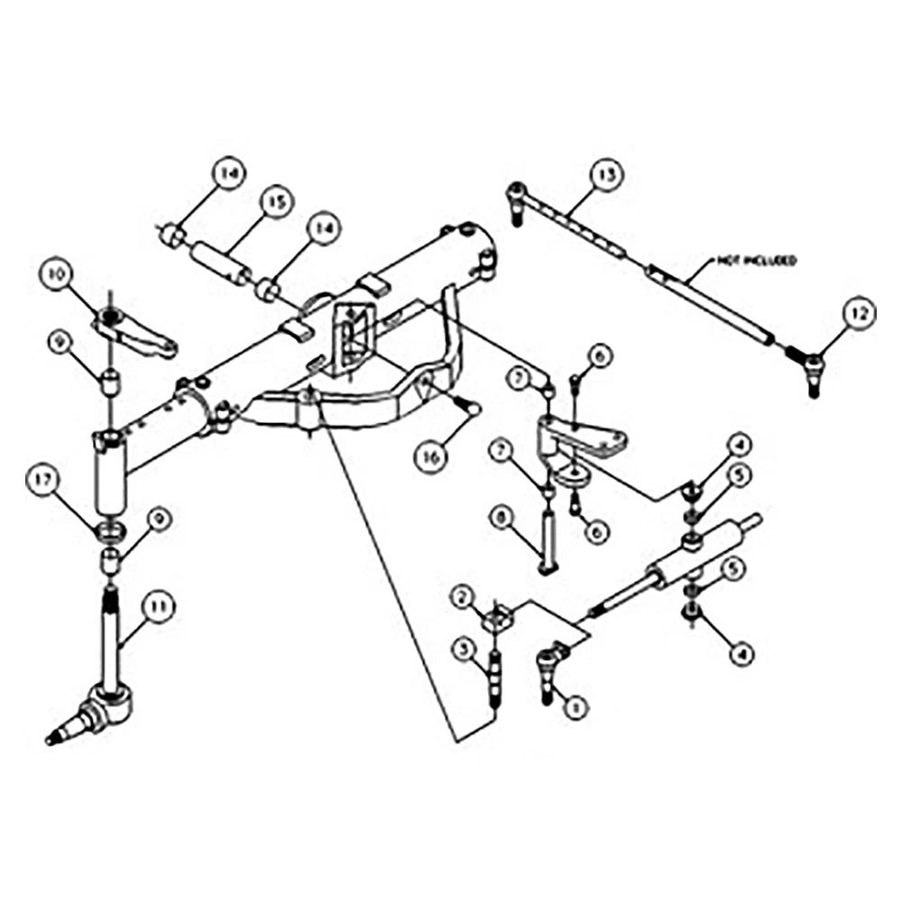 Complete Front Axle Overhaul Kit Fits International Harvester 1066 1466