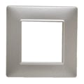 Vimar Boat Switch Cover Plate 14642.20 - Carver Silver 3 1/4 Inch