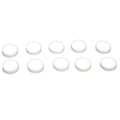 Boat Snap Caps - 3/8 Inch White Plastic (set of 10)