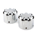 Front Chrome Axle Nut Cover Bolt for Harley Touring Softail Road King Glide Dyna