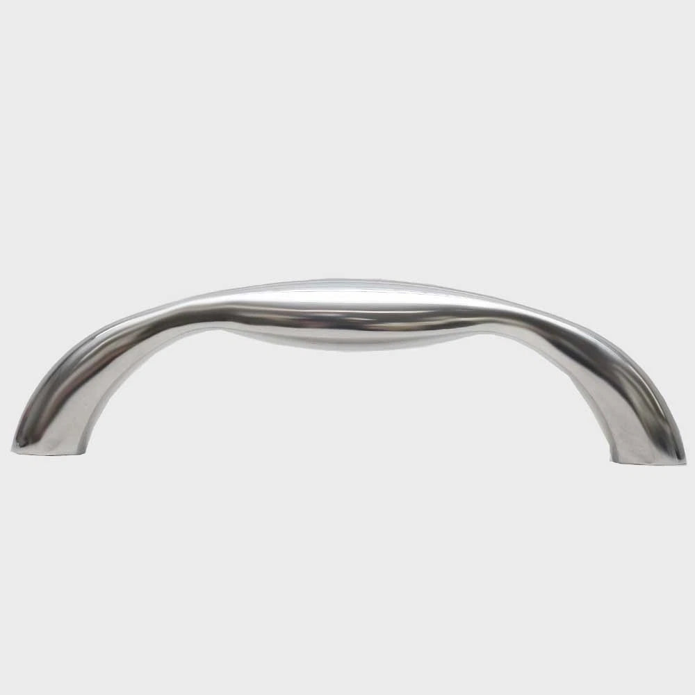 Marquis Boat Pull Handle 7103701 - 4 3/8 X 1 1/8 Inch Silver Brass