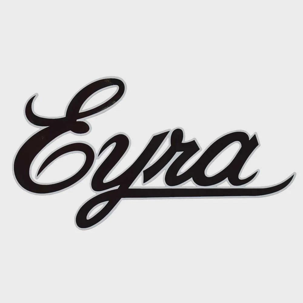 Bass CAT Boat Brand Decal - Eyra Matte Black Sticker