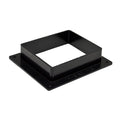 Standard 228710002 Black 4 3/8 X 3 3/4 Inch Plastic Boat Bulkhead Adapter Passpo