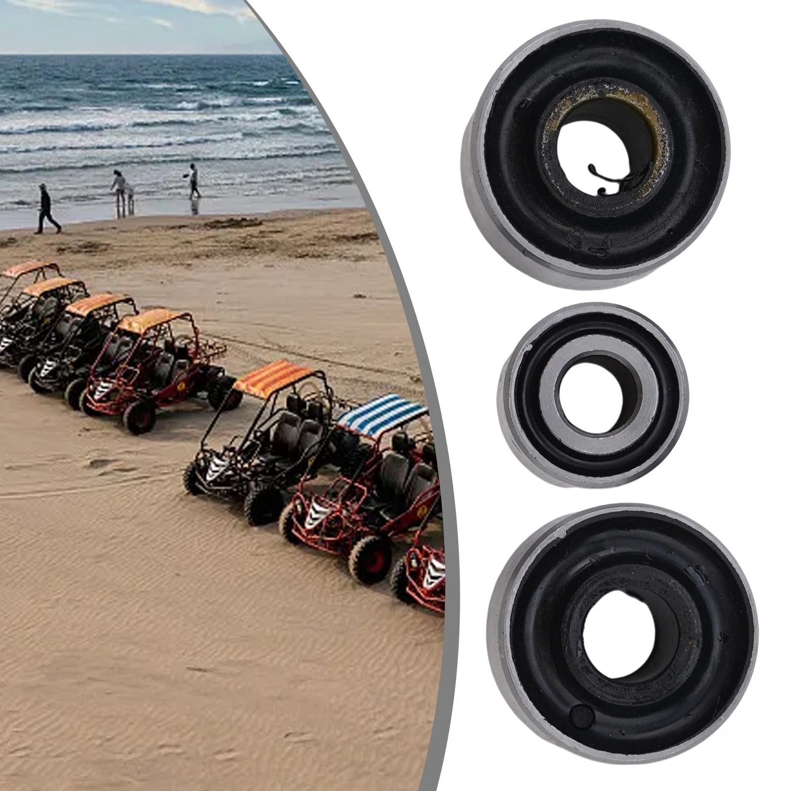 Heavy Duty Crankcase Bushing Mount for GY6 50 125CC 150CC Scooters Moped for ATV
