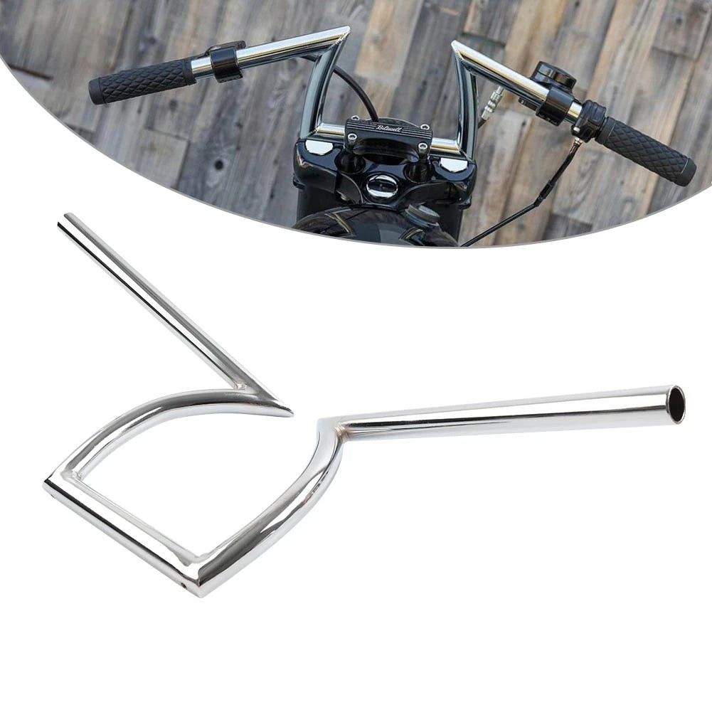 7/8" 22MM Drag Z Bar Handlebar Chrome for Harley Bobber Chopper for Honda