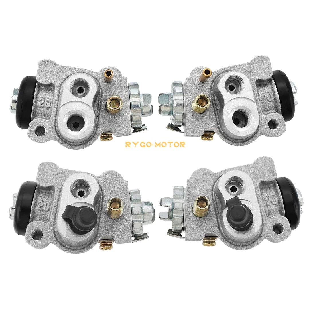 4PCS Front Brake Wheel Cylinders for Honda Foreman 400 4x4 TRX400FW 1999-2003
