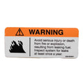 Boat Warning Decal GM1850601 - Leaking Fuel 4 1/4 X 1 3/4 Inch