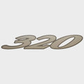 Cruisers Boat Model Decal Sticker V2084900 - 320 Express Gray Pewter