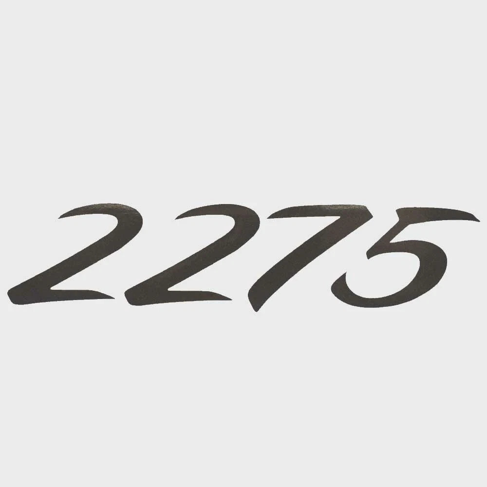 Lund Boat Model Decal Sticker 2280388 - 2275 Baron Metallic Graphite