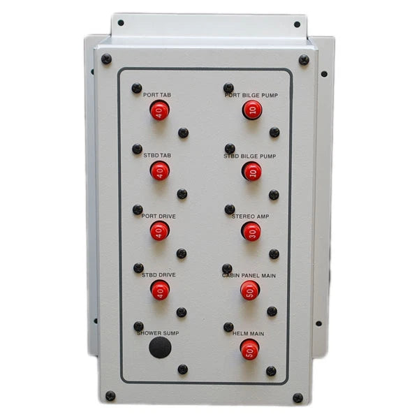 PowerQuest Boat Breaker Panel - 5 1/2 X 9 Inch Off White Aluminum