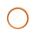 Livorsi Boat Gauge Bezel - 2 1/4 Inch Orange Plastic